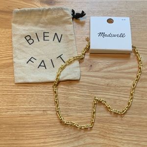 Madewell gold chain necklace